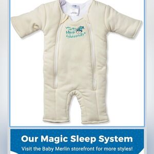 Magic Sleepsuit Baby Merlin's Cotton Baby Swaddle Transition Product